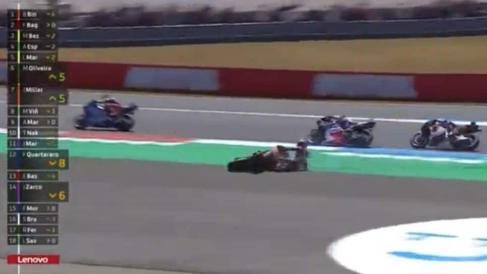 MotoGP Olanda: Jack Miller furioso, moto distrutta