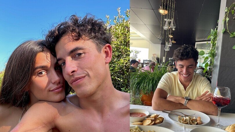 Marc Marquez stacca la spina: eccolo in vacanza con la sua Gemma