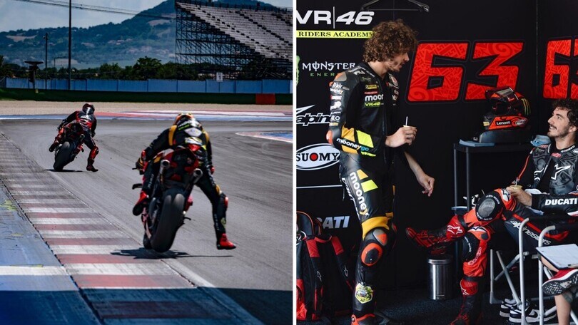 MotoGP, Pecco Bagnaia e Marco Bezzecchi, altro che vacanze!