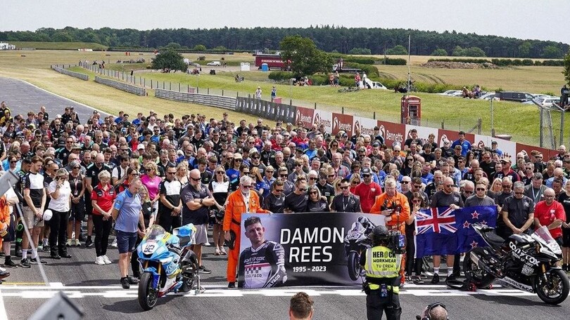 BSB, Snetterton: il tributo del paddock a Damon Rees