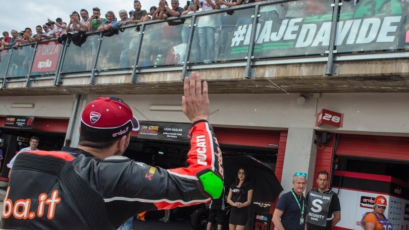 Imola SBK 2015, Giugliano: "Lo striscione Daje Davide e il podio"