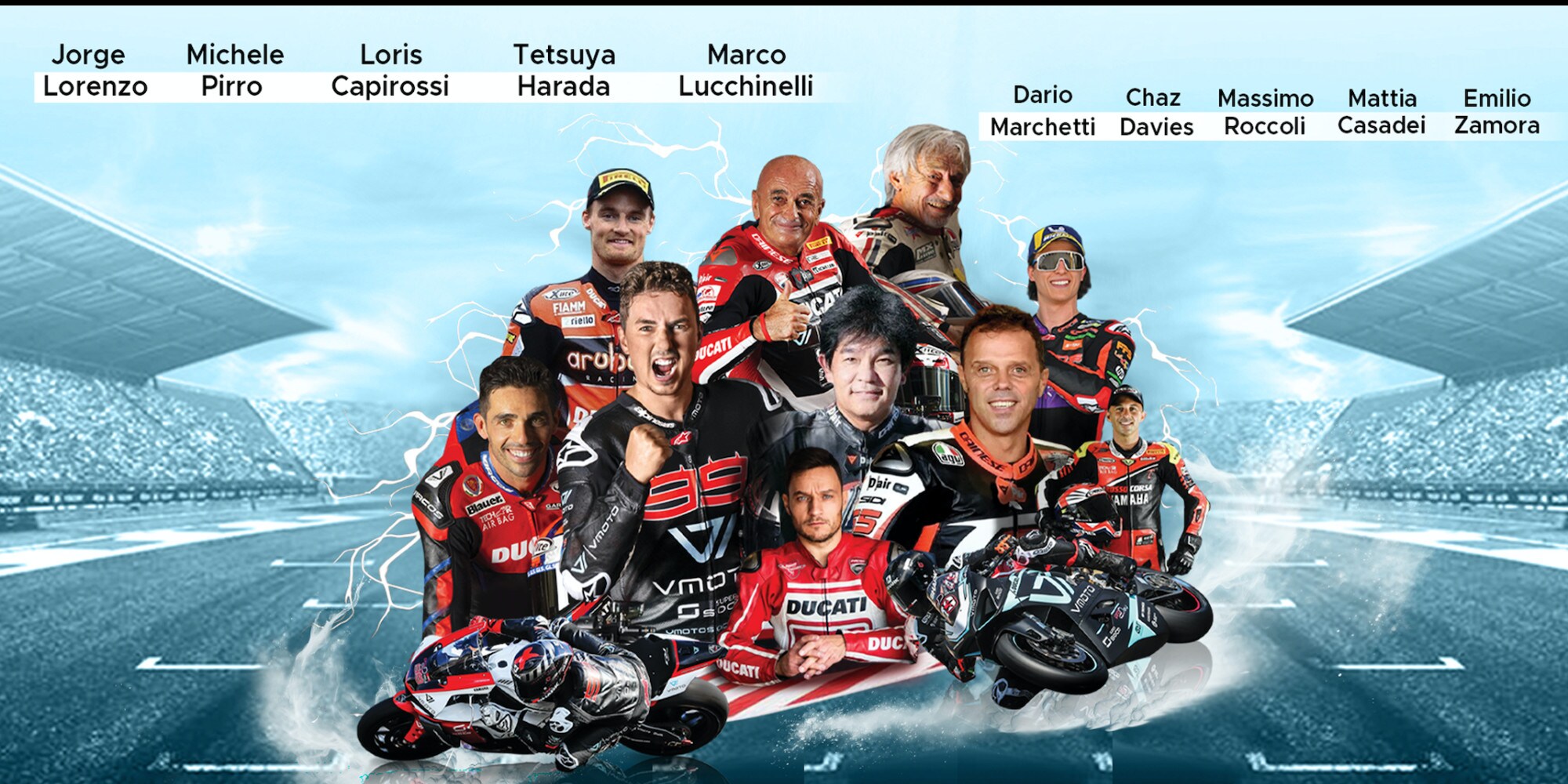 ProDay 2023, a Misano con VMOTO e con... Lorenzo e Lucchinelli