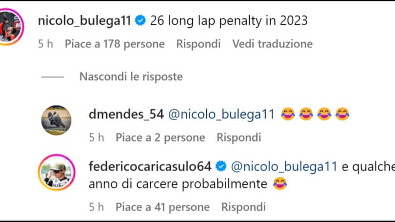 Duello Toprak/Carica, i piloti scherzano sulle penalità del 2023