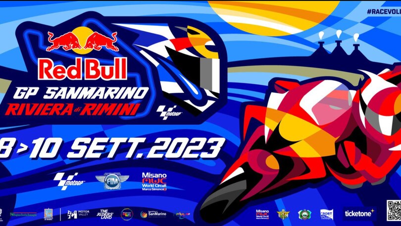 MotoGP, Misano: ecco il poster 2023 firmato da Aldo Drudi