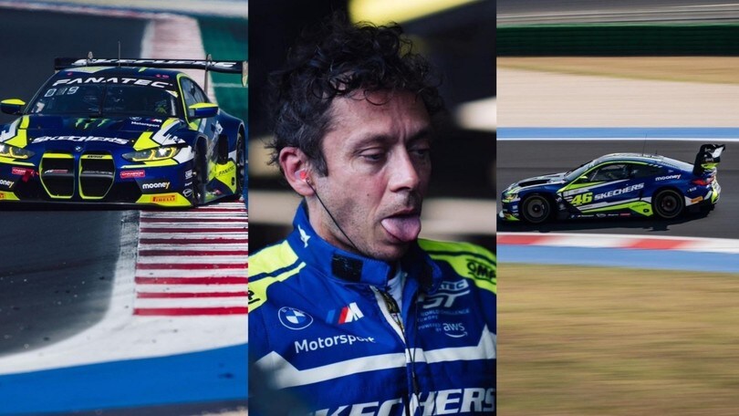 GT, Valentino Rossi suda a Misano: Qualifiche nelle retrovie
