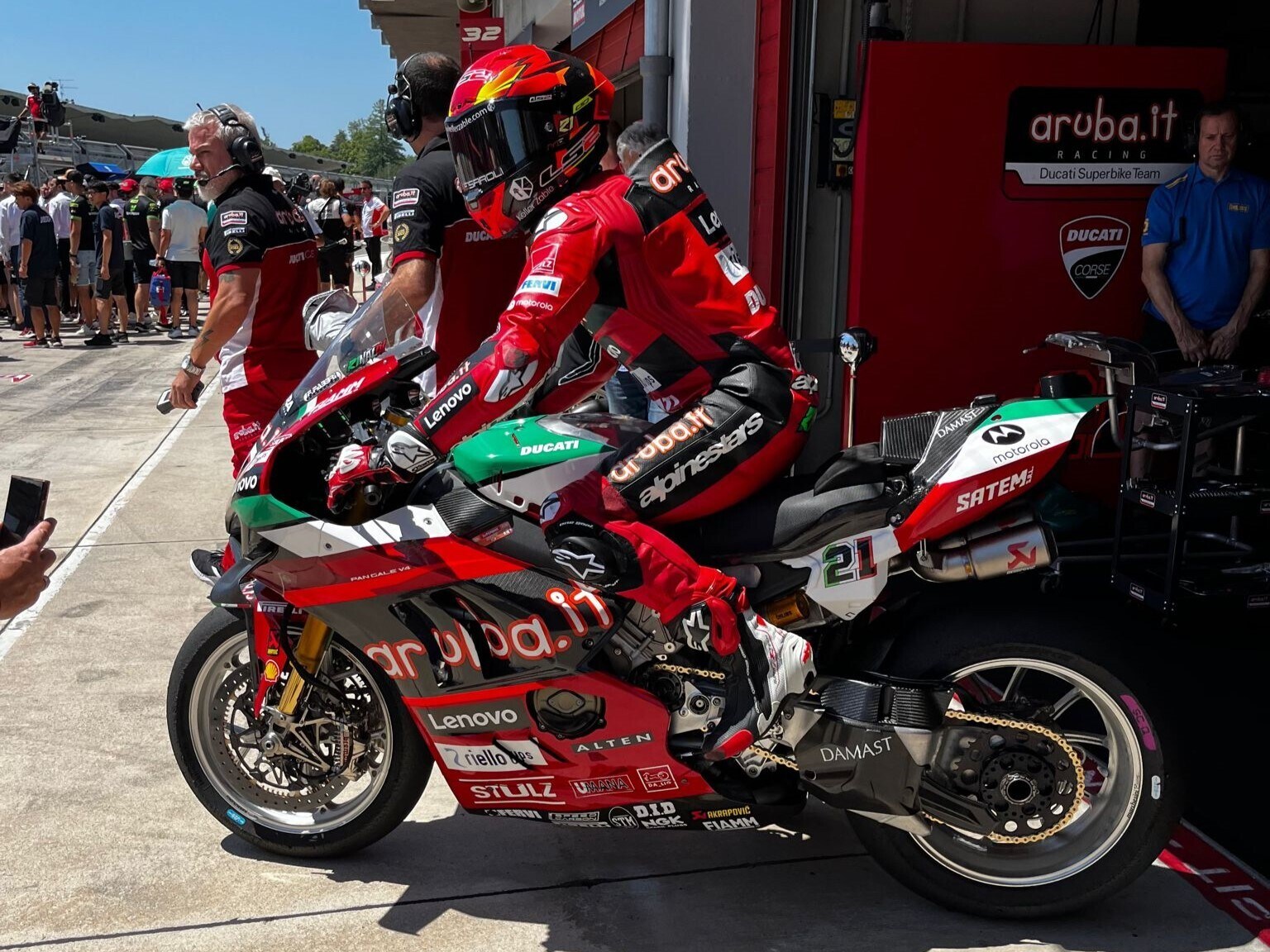 SBK Imola, Ducati svela la livrea tricolore | Motosprint
