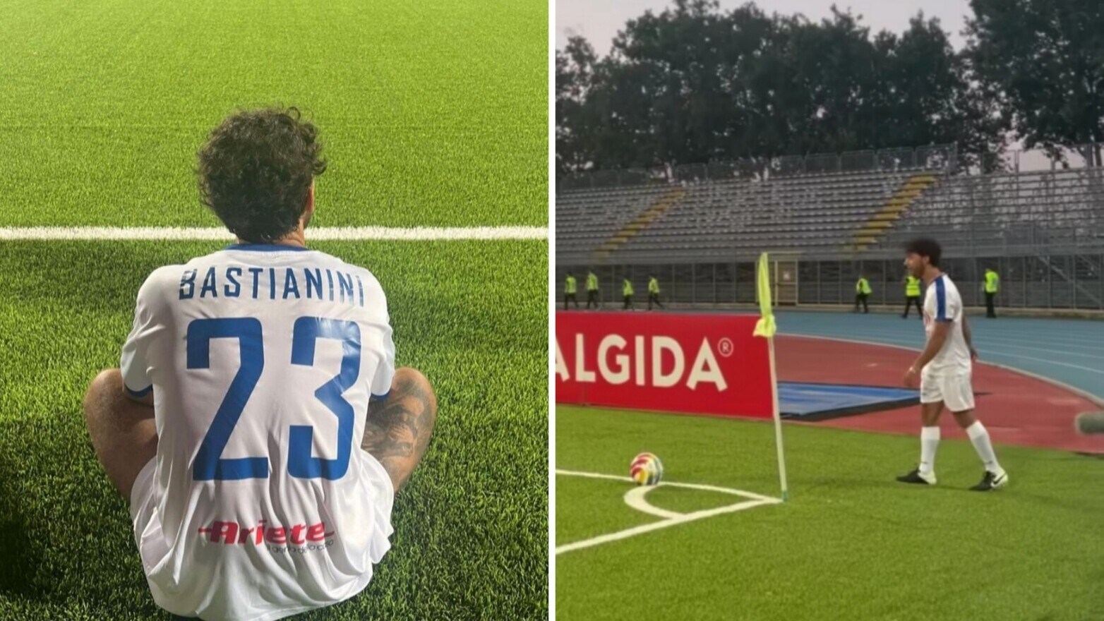 Enea Bastianini alla Partita del Cuore per la Romagna: le foto