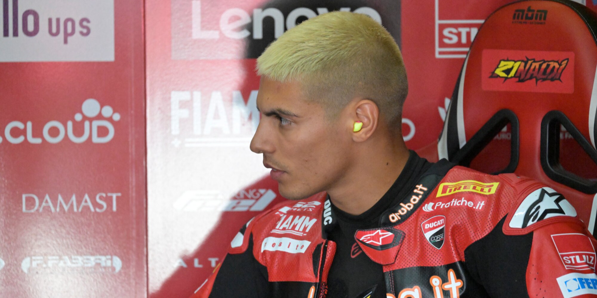 SBK Most, Rinaldi: "Capirei se Aruba desse la mia moto a Bulega"