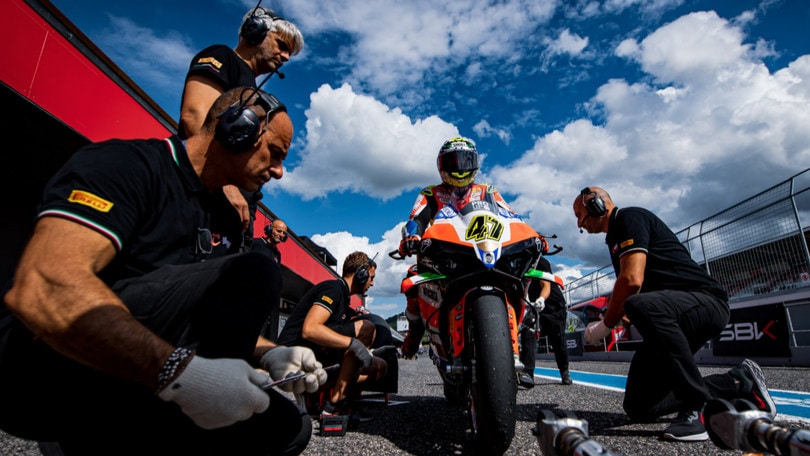 SBK Most, Bassani: "Non avevo gomme intermedie, ma la scelta giusta erano le slick”