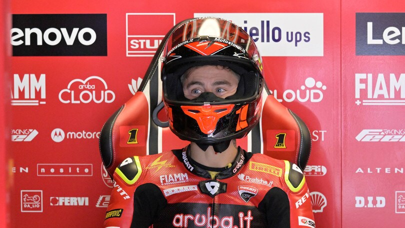 SBK Most, Bautista: “Non sono veloce con le intermedie, a differenza di Rea ”