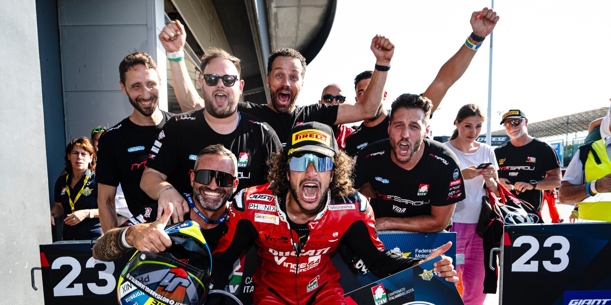 CIV, Andrea Mantovani star a Misano: "Mi piace far divertire la gente"
