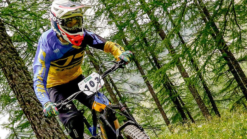 Osme con Polini Campioni del Mondo e-bike enduro FIM con Marco Vitali