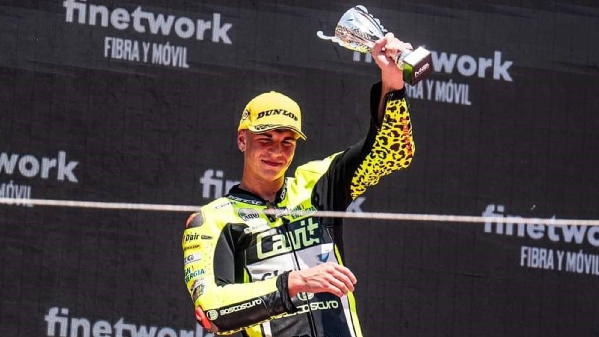Surra torna al mondiale: Alberto in Moto2 con Forward