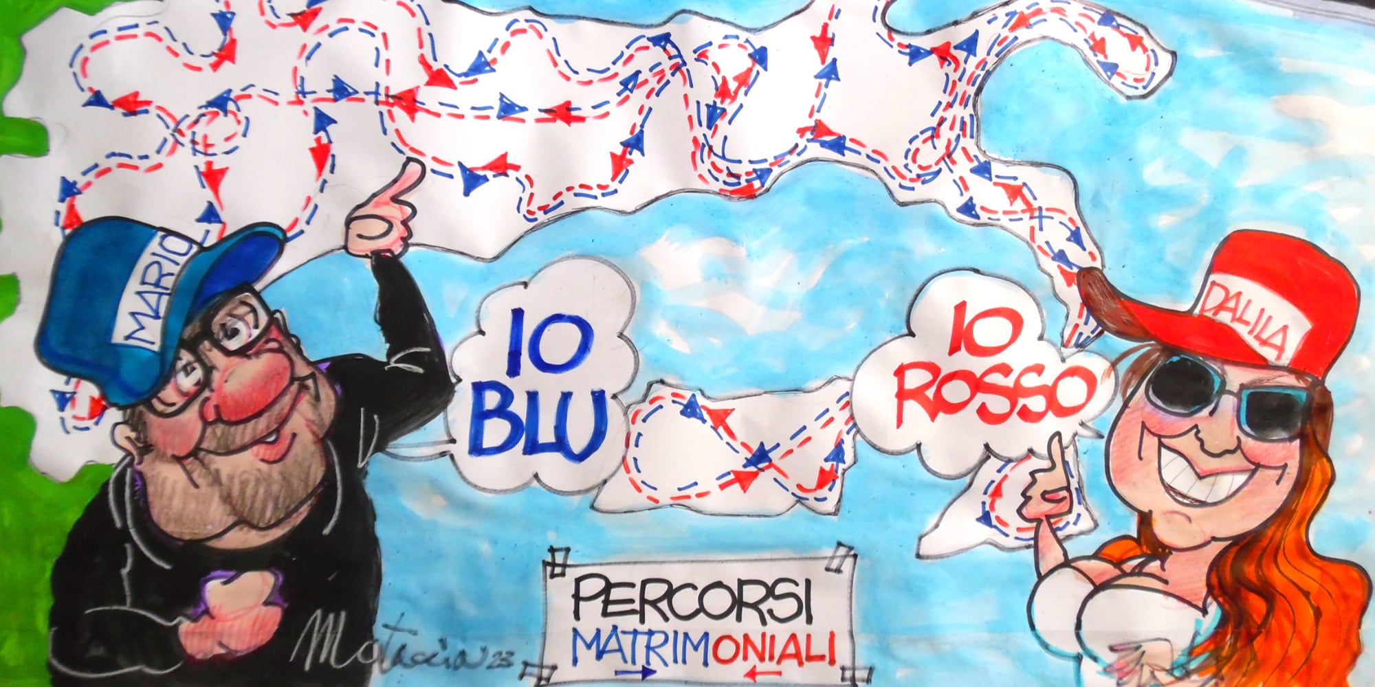 Mario e Dalila, matrimonio on the road | Io Guido da Sola