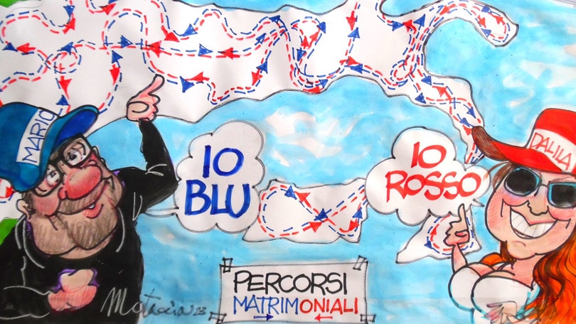 Mario e Dalila, matrimonio on the road | Io Guido da Sola