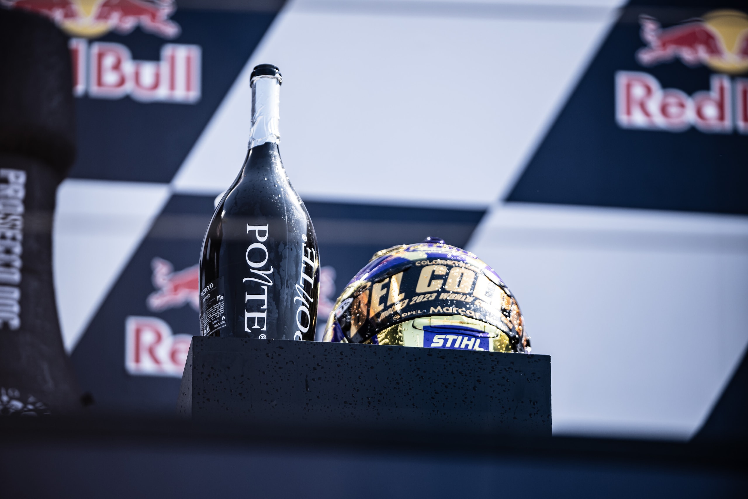 MotoE: Mattia Casadei, le foto della festa iridata a Misano