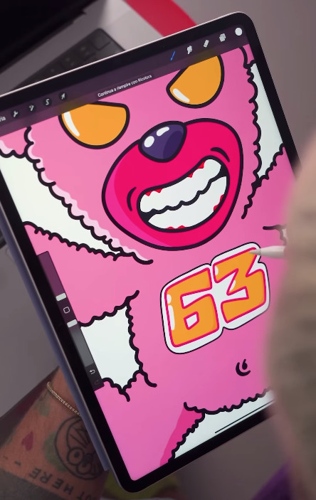 Bagnaia, il casco celebrativo per il GP di San Marino