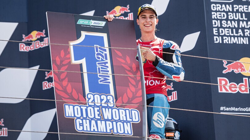 MotoE Misano: Mattia Casadei vince Gara 1 ed è campione del Mondo