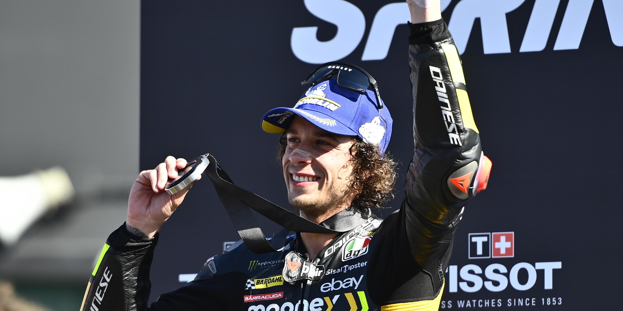 MotoGP San Marino, Bezzecchi: "Sono stremato, ma felice"