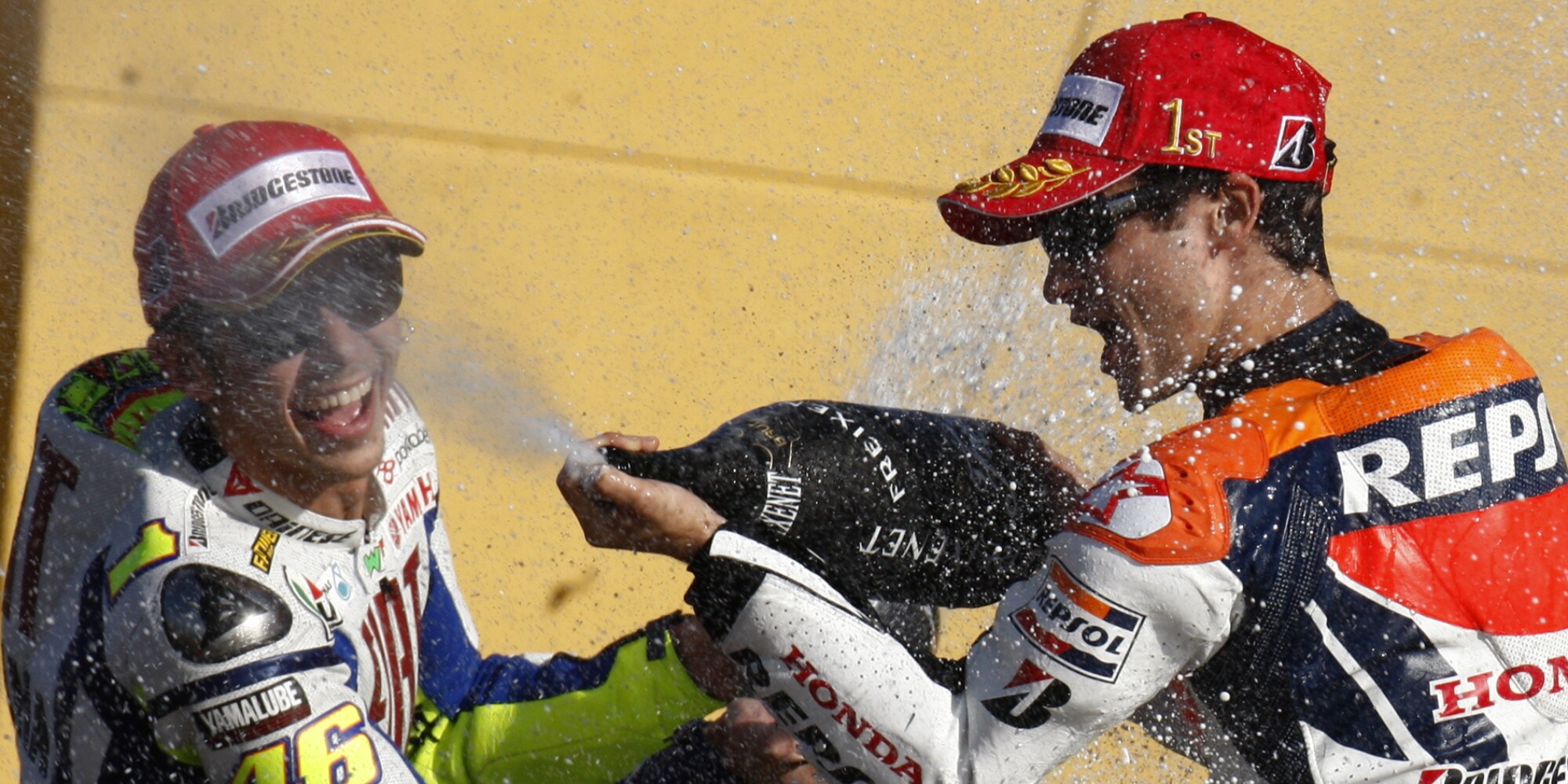Valentino Rossi e Daniel Pedrosa (di nuovo) in pista a Valencia