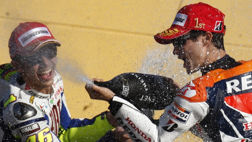 Valentino Rossi e Daniel Pedrosa (di nuovo) in pista a Valencia