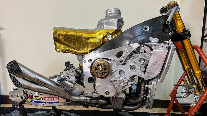 Suzuki MotoGP: quel che resta di una GSX-RR, in vendita… in Thailandia!