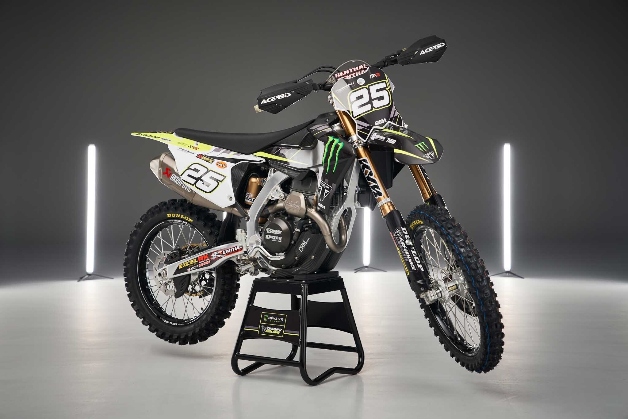 Motocross: presentata la nuova Triumph