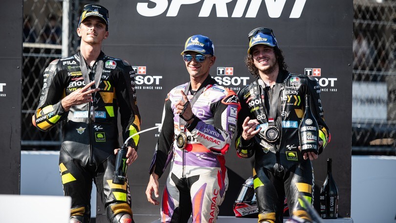 MotoGP Indonesia: le parole del podio della Sprint di Mandalika