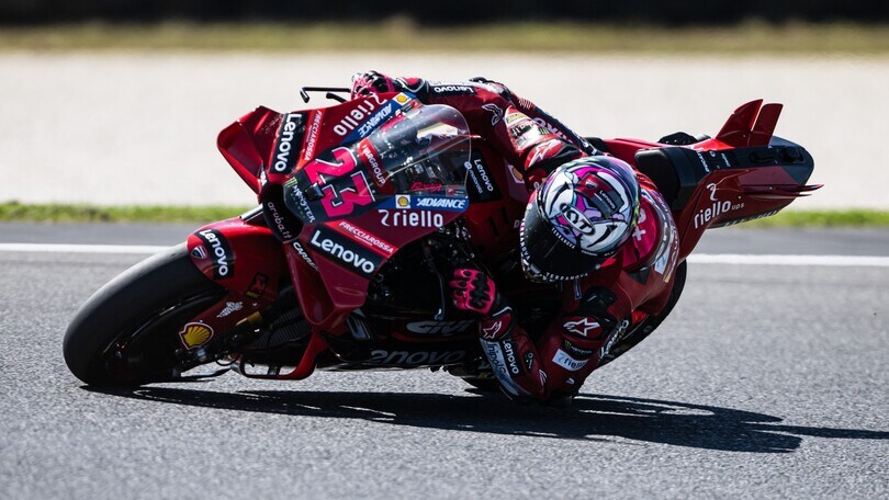 GP Australia: la Rossa di Bastianini ancora lontana dalla vetta