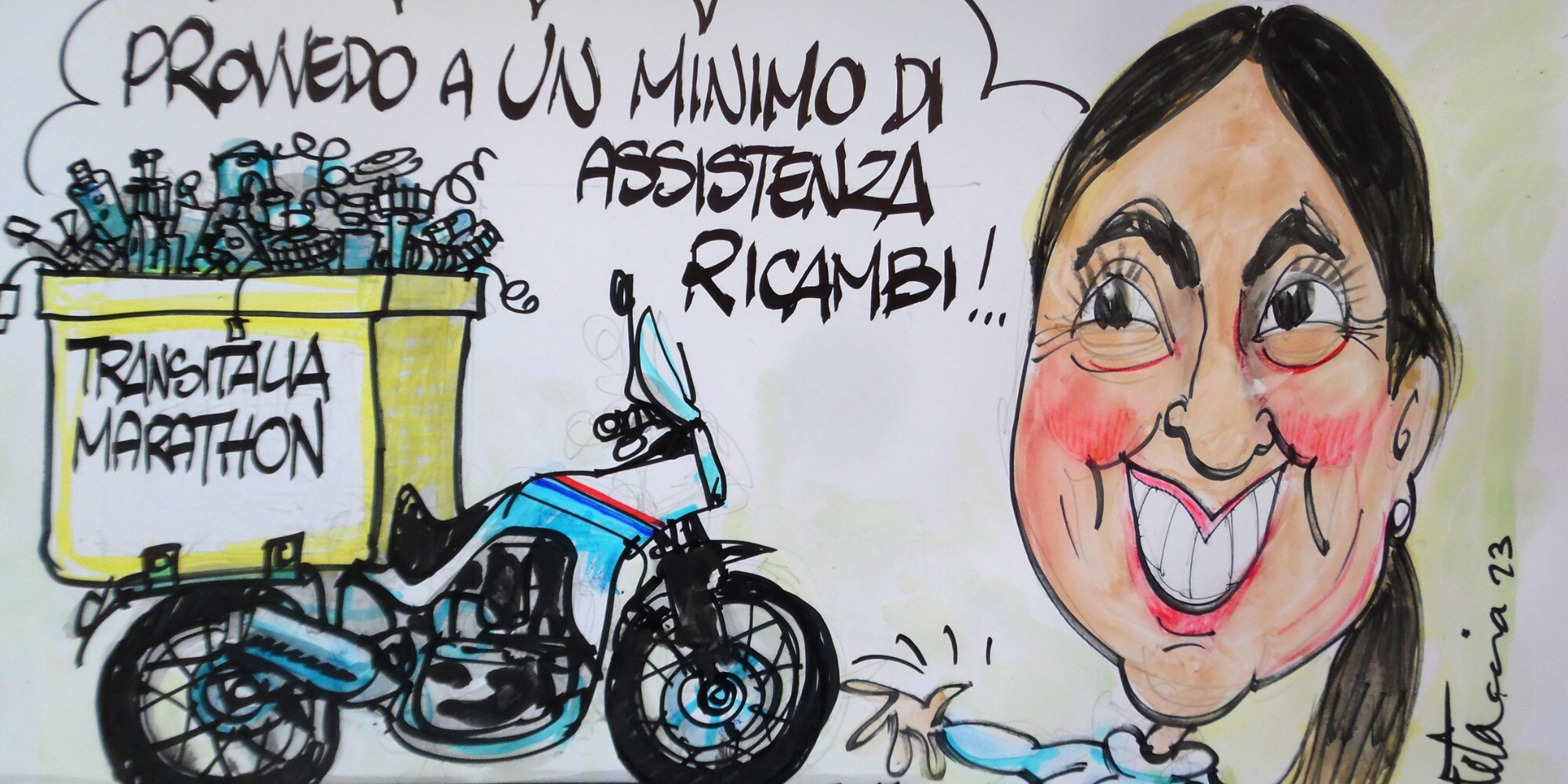 Silvia Giannetti alla Transitalia Marathon 2023 | Io Guido da Sola