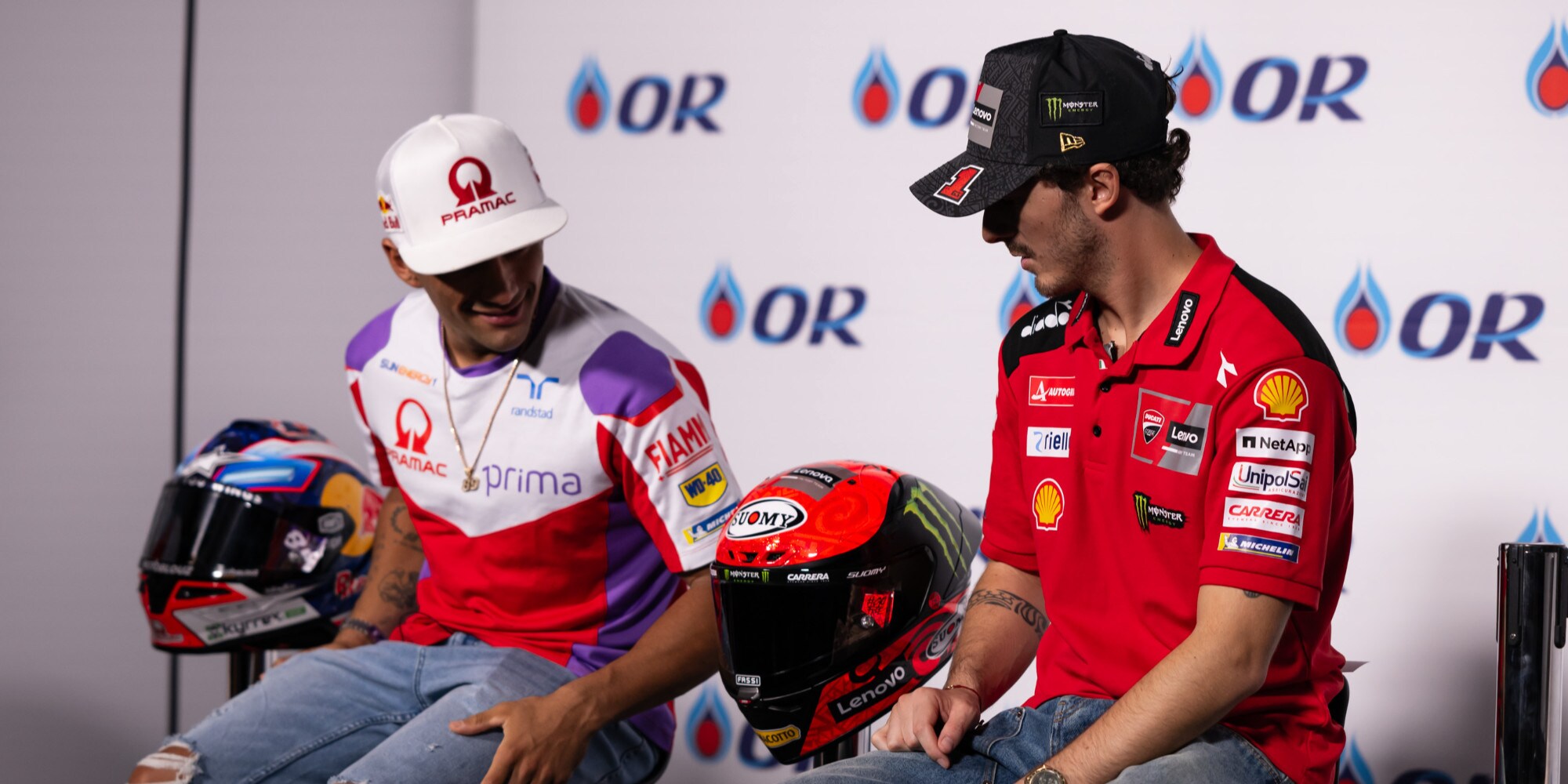 MotoGP, Bagnaia e Martin: "La rivalità non rovina il nostro rapporto"