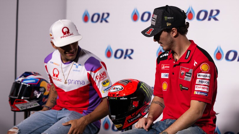 MotoGP, Bagnaia e Martin: "La rivalità non rovina il nostro rapporto"