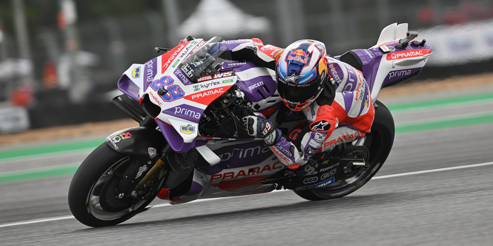 GP Thailandia, Martin marca Pecco: in gara con la stessa gomma