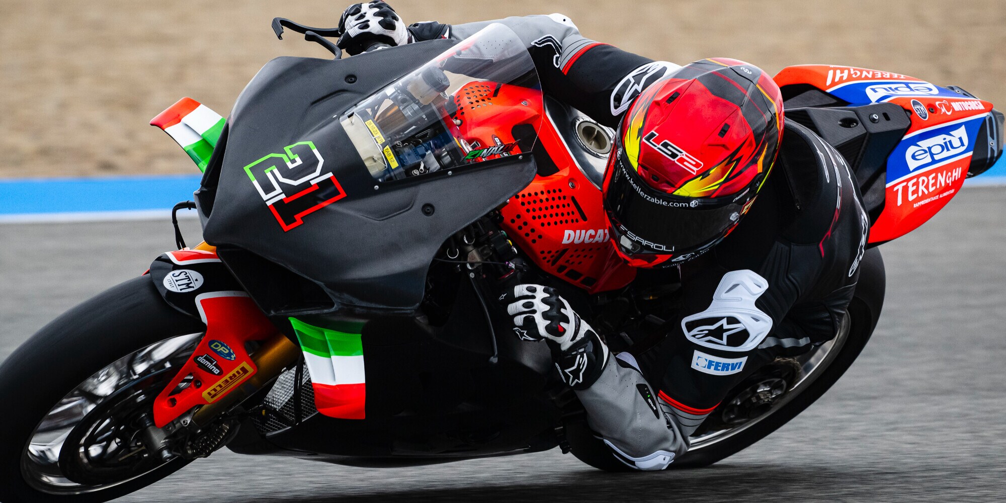 Test Jerez Superbike: Rinaldi davanti a tutti, Iannone migliora