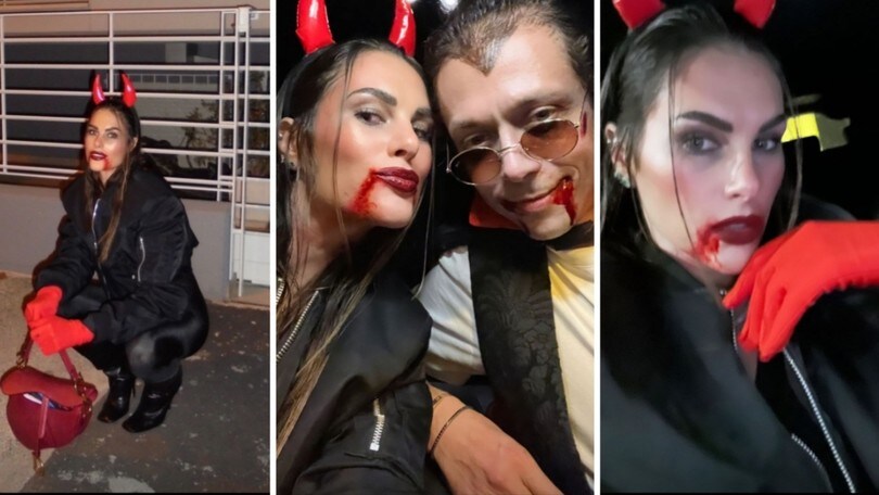Valentino Rossi e Francesca Sofia Novello, Halloween da spavento