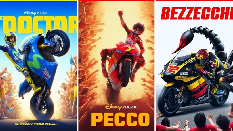 La MotoGP diventa un film Disney: le foto spopolano sui social