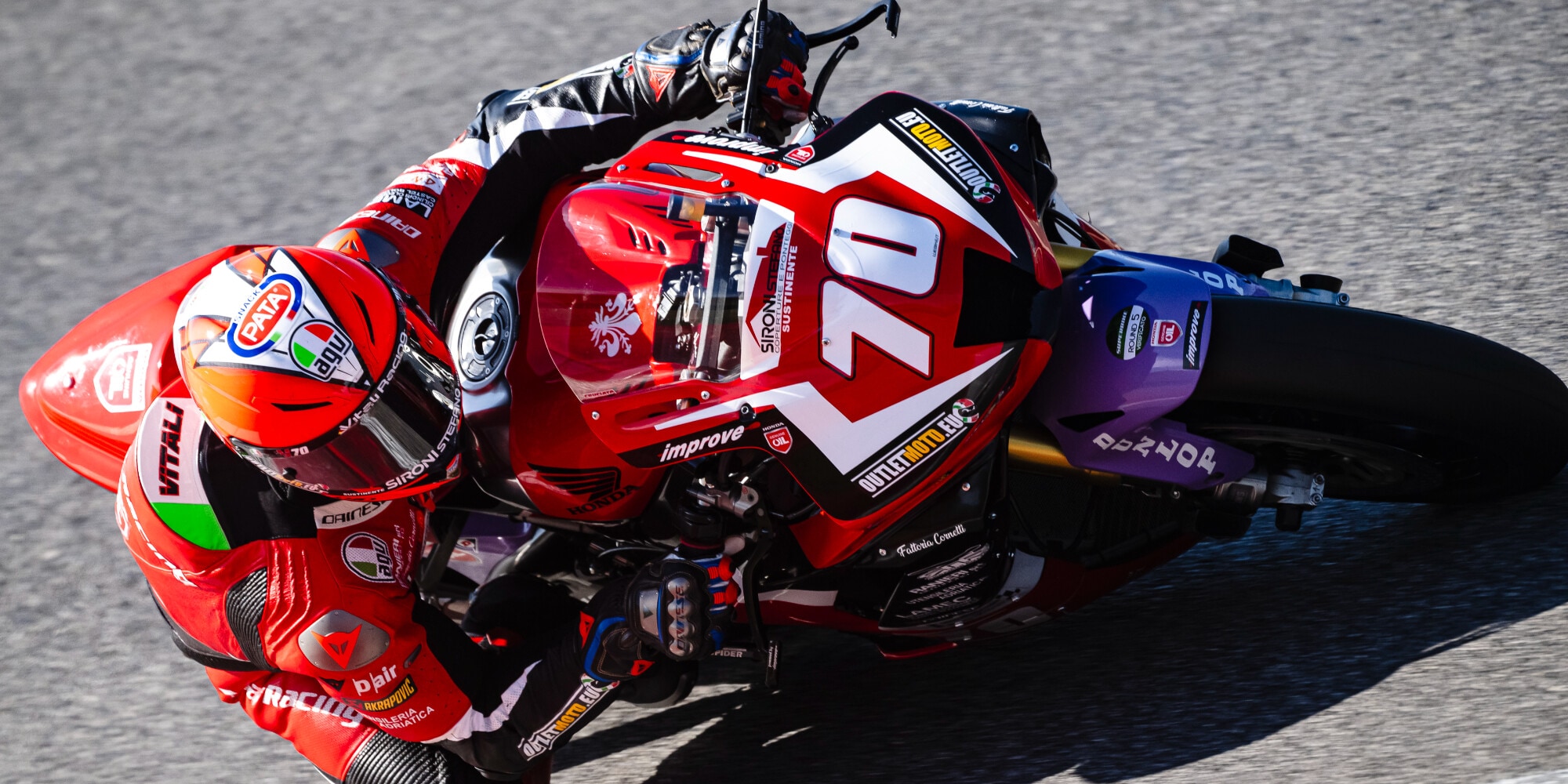 CIV: Luca Vitali, baluardo Honda in SBK