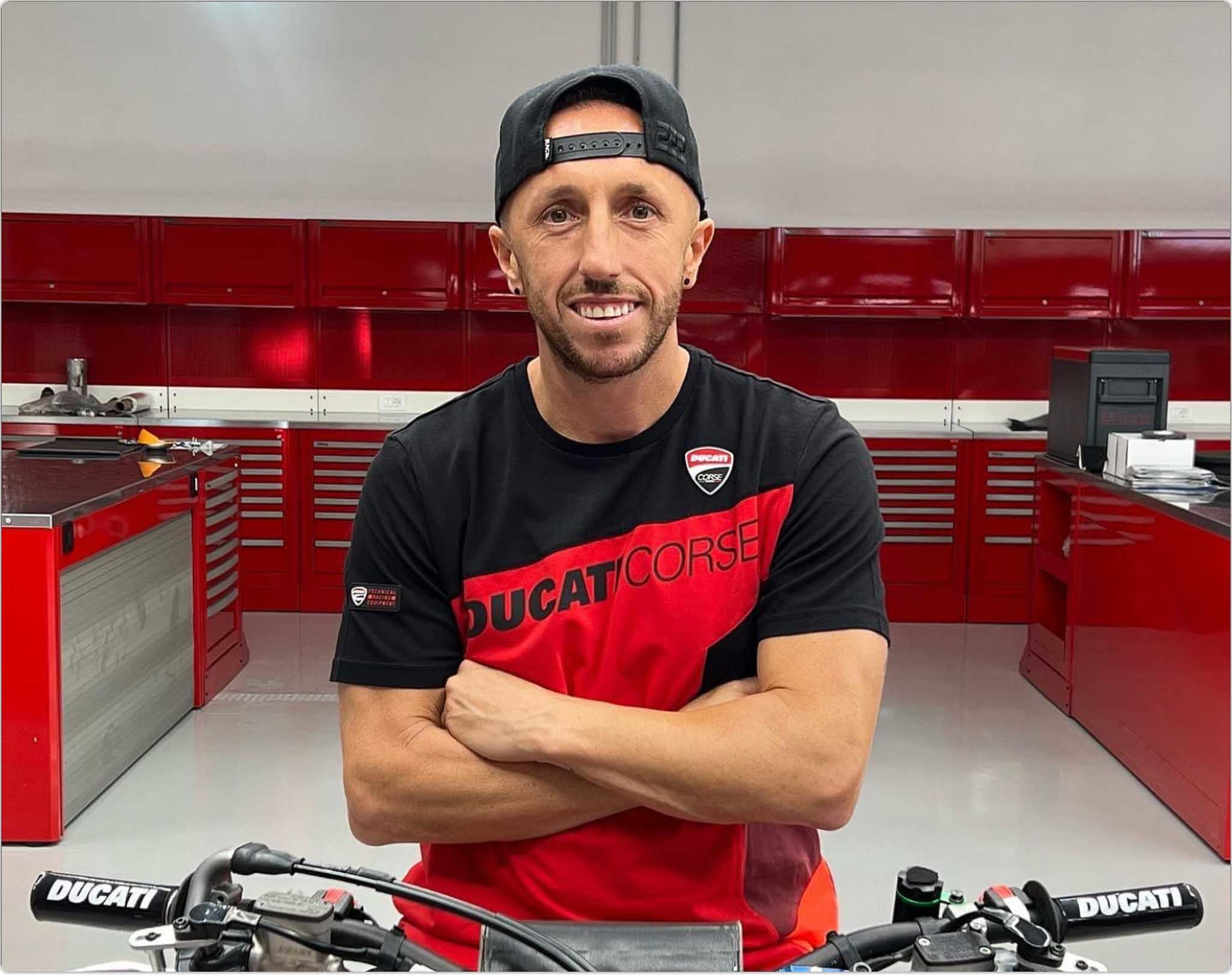 Ducati e Cairoli: prima uscita ufficiale