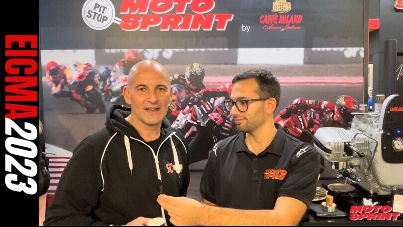 Mauri: "Non ho dormito prima del test con Rinaldi, sono fiducioso" | Eicma 2023