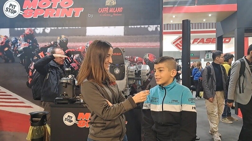 Edoardo Savino è passato al nostro stand a EICMA