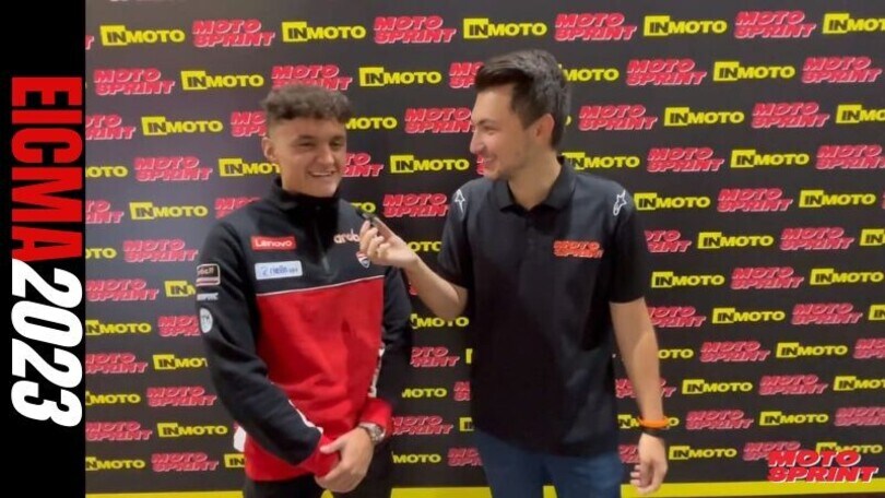 SSP, Huertas: “Test positivi, Ducati è una famiglia” | EICMA 2023