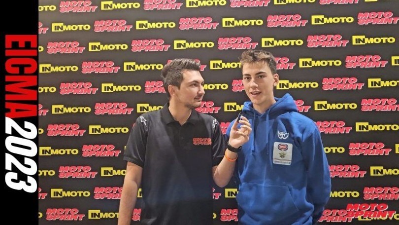 Lunetta: “Correre nel mondiale con il 58? Che emozione!” | EICMA 2023