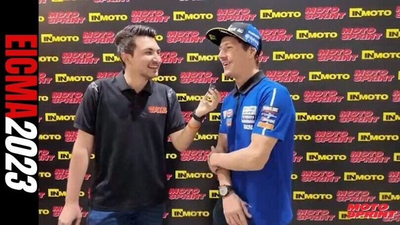 SBK, Aegerter: “Nel 2024 voglio vincere almeno una gara” | EICMA 2023