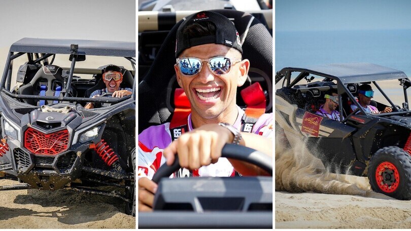 Dalla MotoGP ai rally: i piloti sfrecciano tra le dune del Qatar