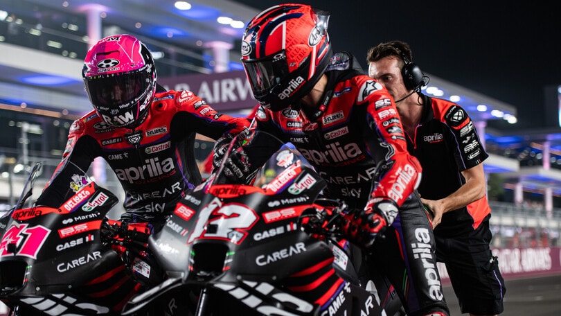 GP Qatar, Maverick Vinales salva il weekend di Aprilia