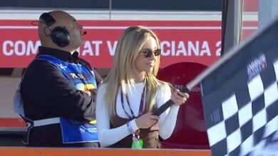 Ana Mena, star della MotoGP Sprint a Valencia