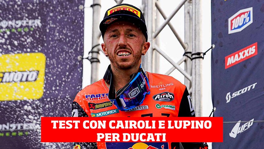 Primi test con Cairoli e Lupino