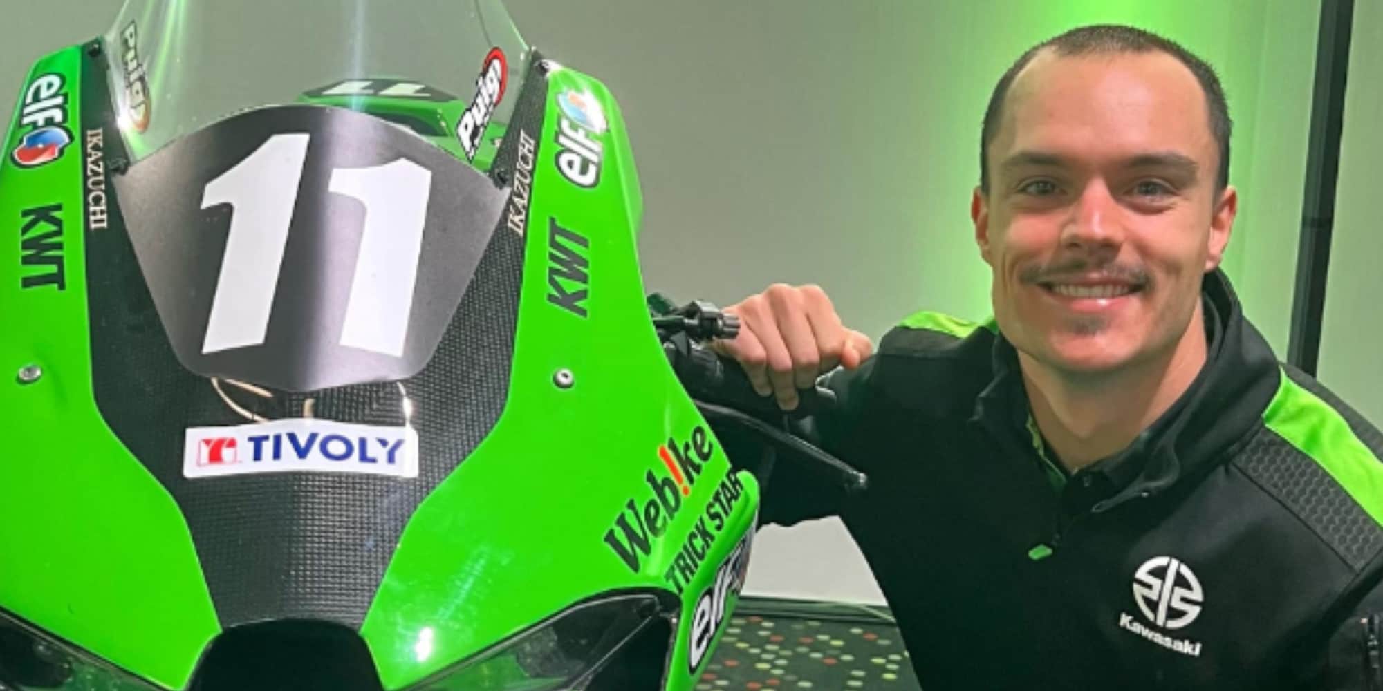 EWC: Christian Gamarino con Kawasaki Webike Trickstar