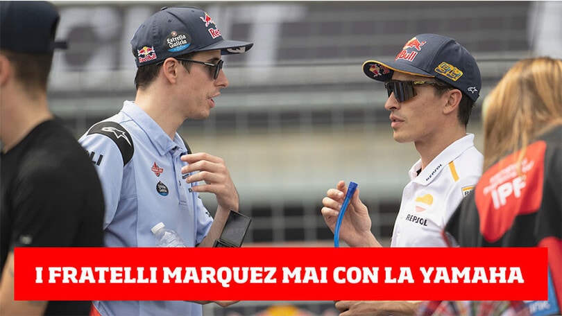 I fratelli Marquez mai in Yamaha