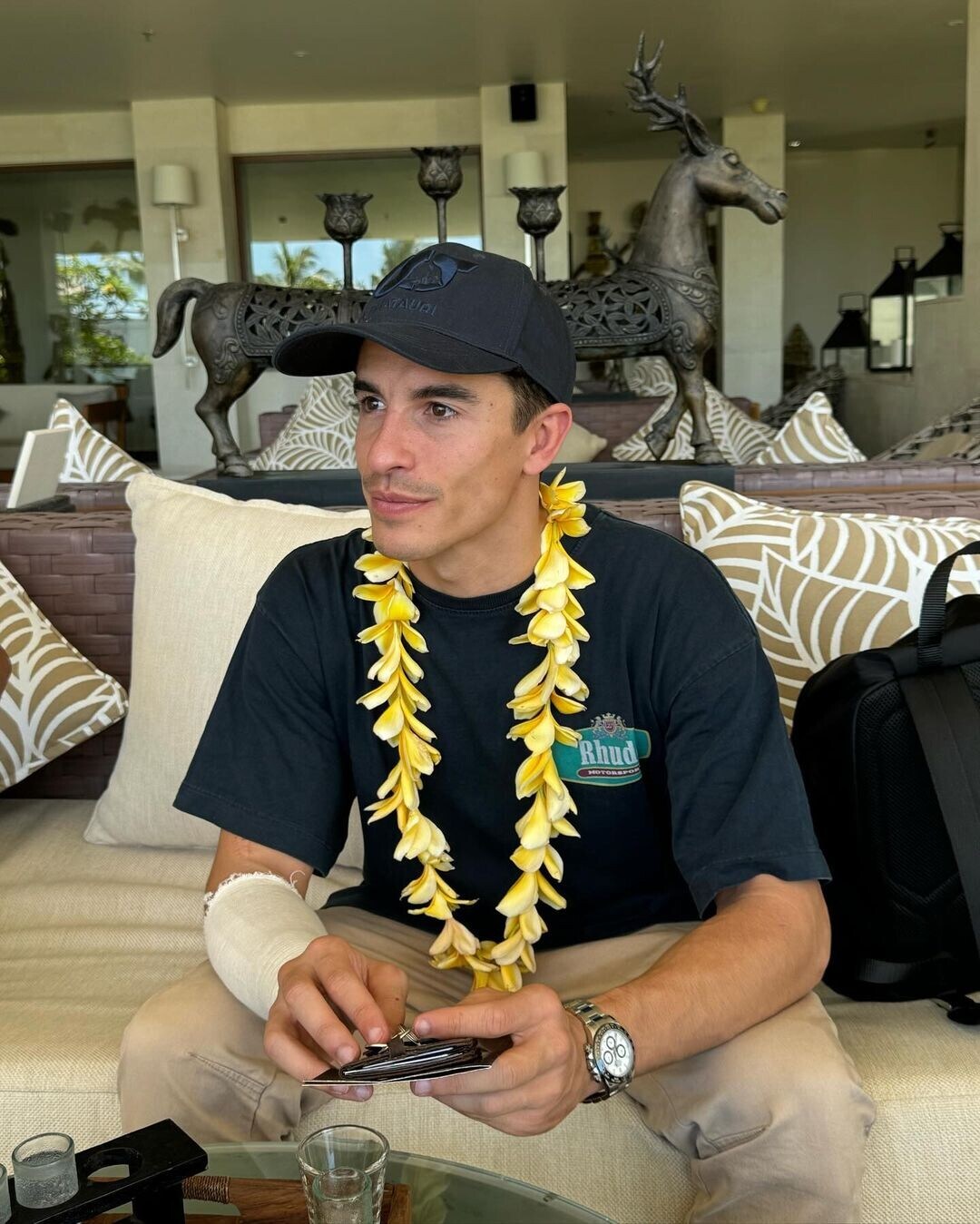MotoGP: Marc Marquez, vacanze d'amore con Gemma Pinto